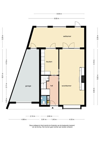 Floorplan - Penrisstraat 30, 6166 CK Geleen